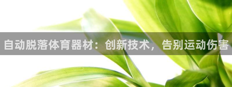 耀世娱乐怎么注册账号：自动脱落体育器材：创新技术，告