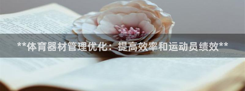 六星耀世什么意思：**体育器材管理优化：提高效率和运