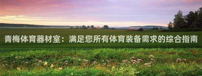 耀世平台梦 5O6917 平台：青梅体育器材室：满足