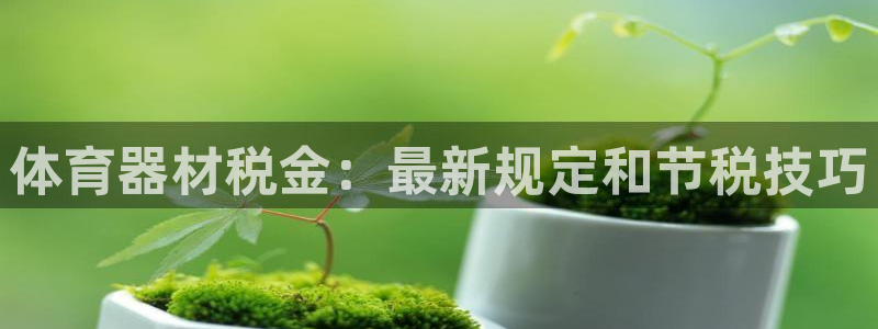 耀世娱乐安全吗：体育器材税金：最新规定和节税技巧