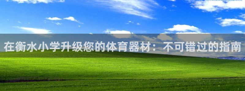 耀世娱乐违法吗：在衡水小学升级您的体育器材：不可错过