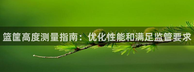 耀世娱乐如何登录账号：篮筐高度测量指南：优化性能和满
