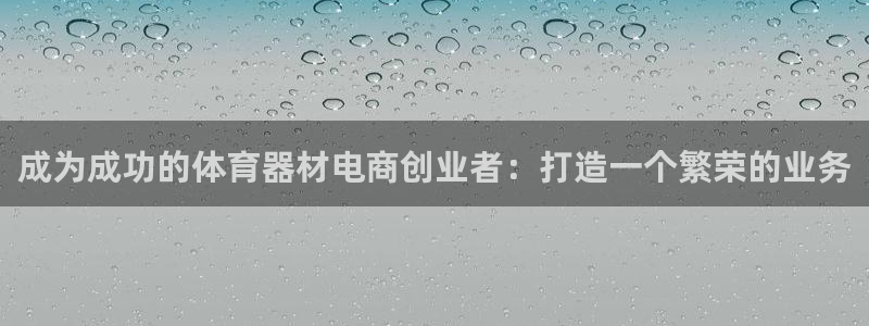 耀世璀璨什么意思：成为成功的体育器材电商创业者：打造