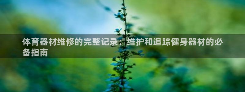 耀世来袭什么意思：体育器材维修的完整记录：维护和追踪健身器材