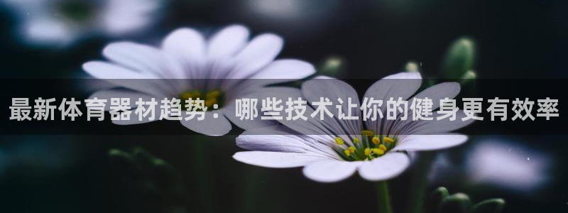 耀世娱乐软件下载：最新体育器材趋势：哪些技术让你的健身更有效
